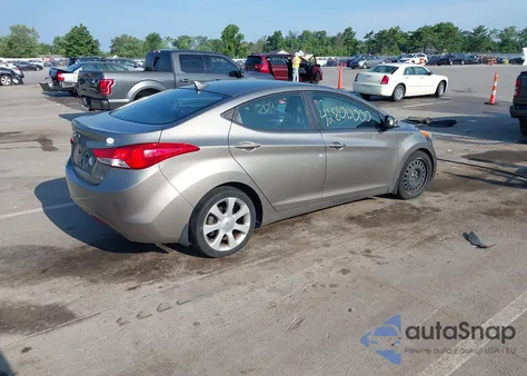 2013 Hyundai Elantra Limited из США, поврежденный, VIN 5NPDH4AE4DH359176